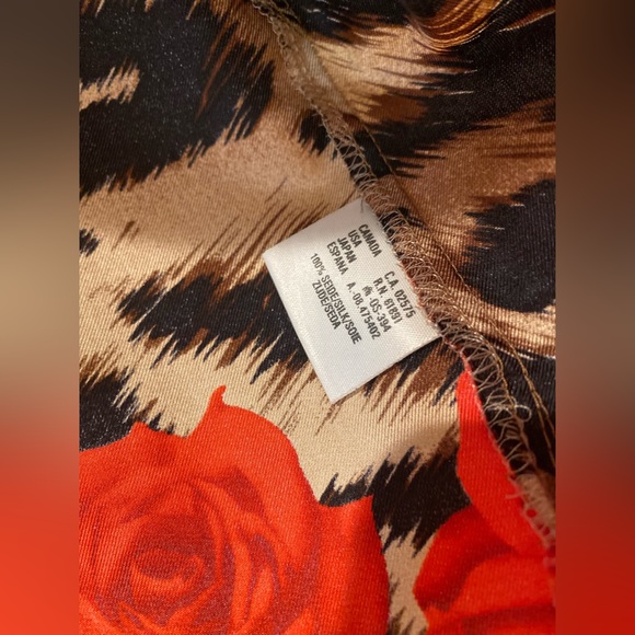 vintage laurel by escada silk blouse size 38 European US Small - Picture 3 of 12